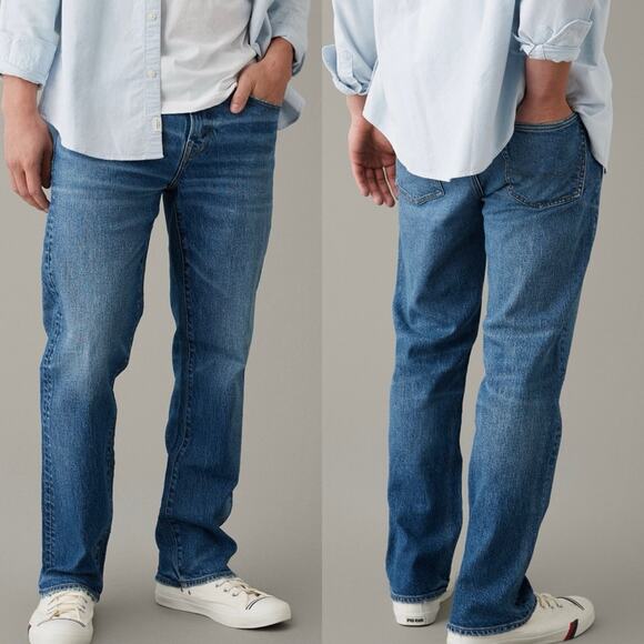 American Eagle Men’s Original Bootcut Classic Denim Jeans Size 31X32 - Picture 1 of 15